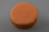 Oranje koek afbeelding